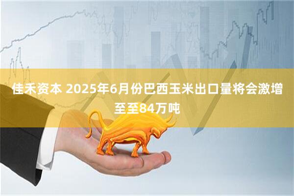 佳禾资本 2025年6月份巴西玉米出口量将会激增至至84万吨