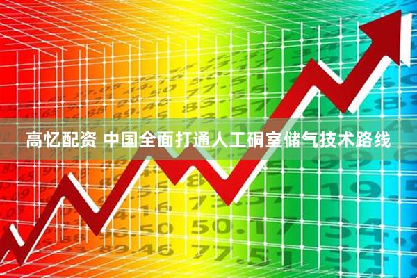 高忆配资 中国全面打通人工硐室储气技术路线